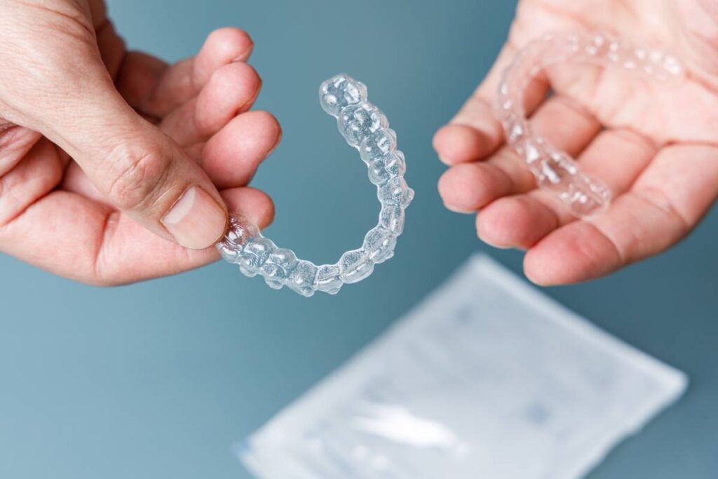 concept of wonder if ready for clear teeth aligners